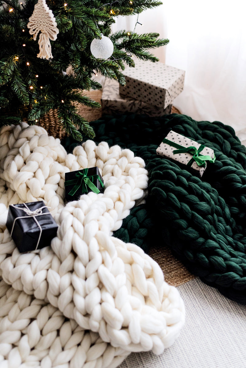 Shabby tree chunky sale blanket