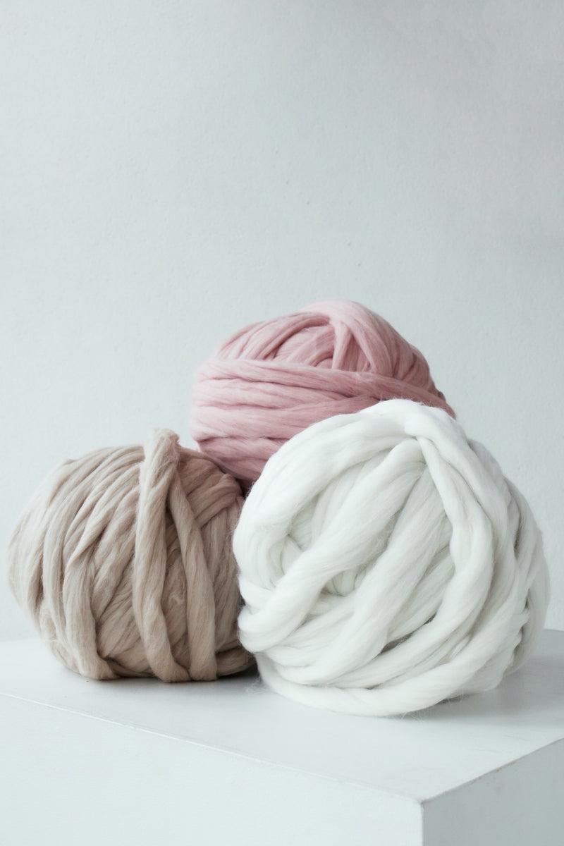 DIY Chunky Knit Yarn Wool Art