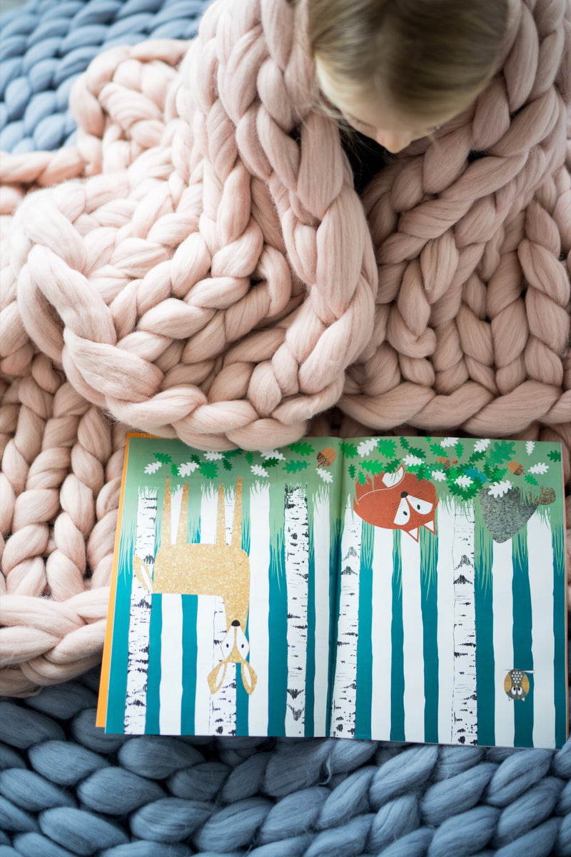 AntiAllergic Blankets for Kids from Organic Wool Wool Art