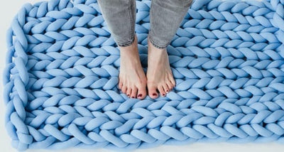 Cotton tube yarn rugs