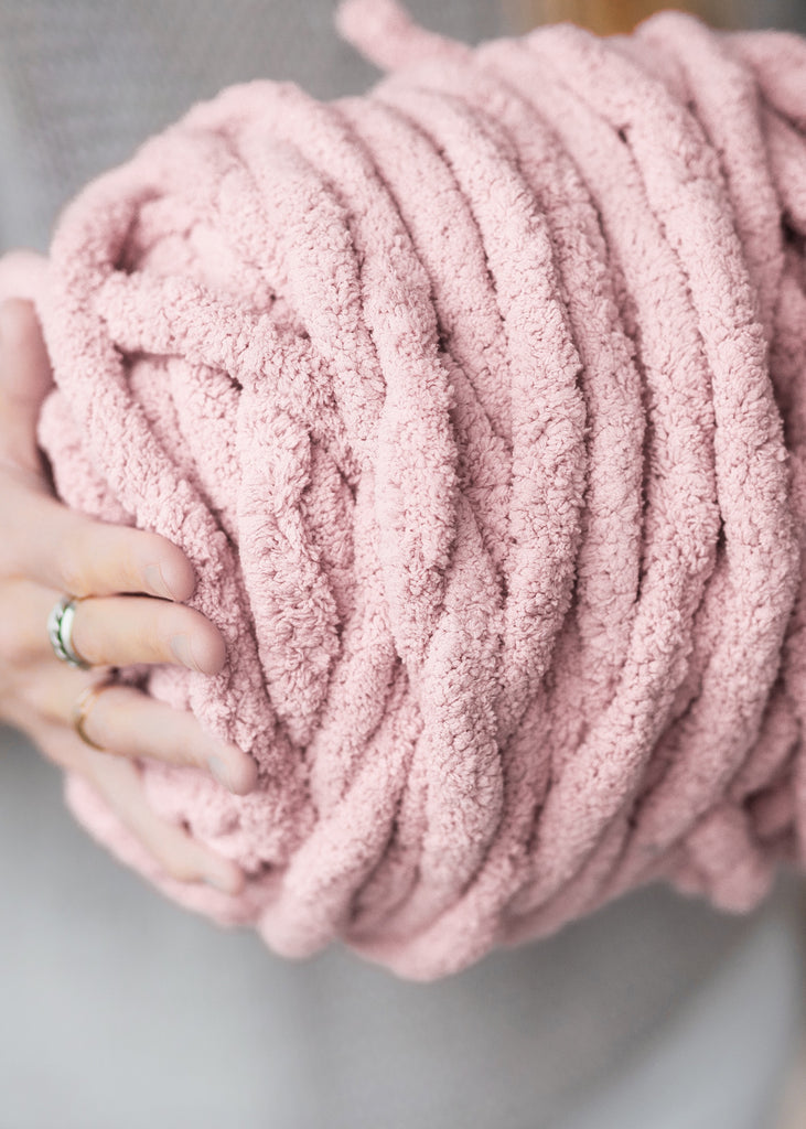 Diy Chunky Yarn Chenille Yarn Ball Baby Pink 11611