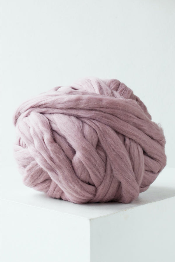 Arm Knit Yarn Chunky Merino Wool Giant Yarn Diy Chunky Yarn Wool Yarn Mauve 401 Vertical