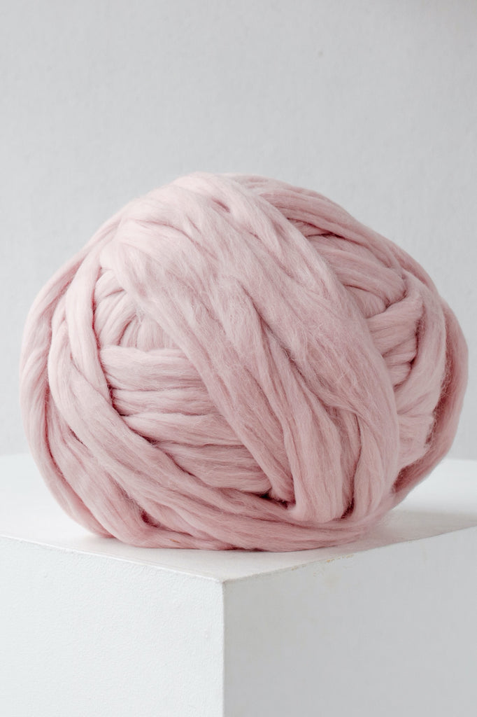 Arm Knit Yarn Diy Chunky Yarn Puffy Yarn Thick Yarn Wool Yarn Dusty Pink 391 Vertical