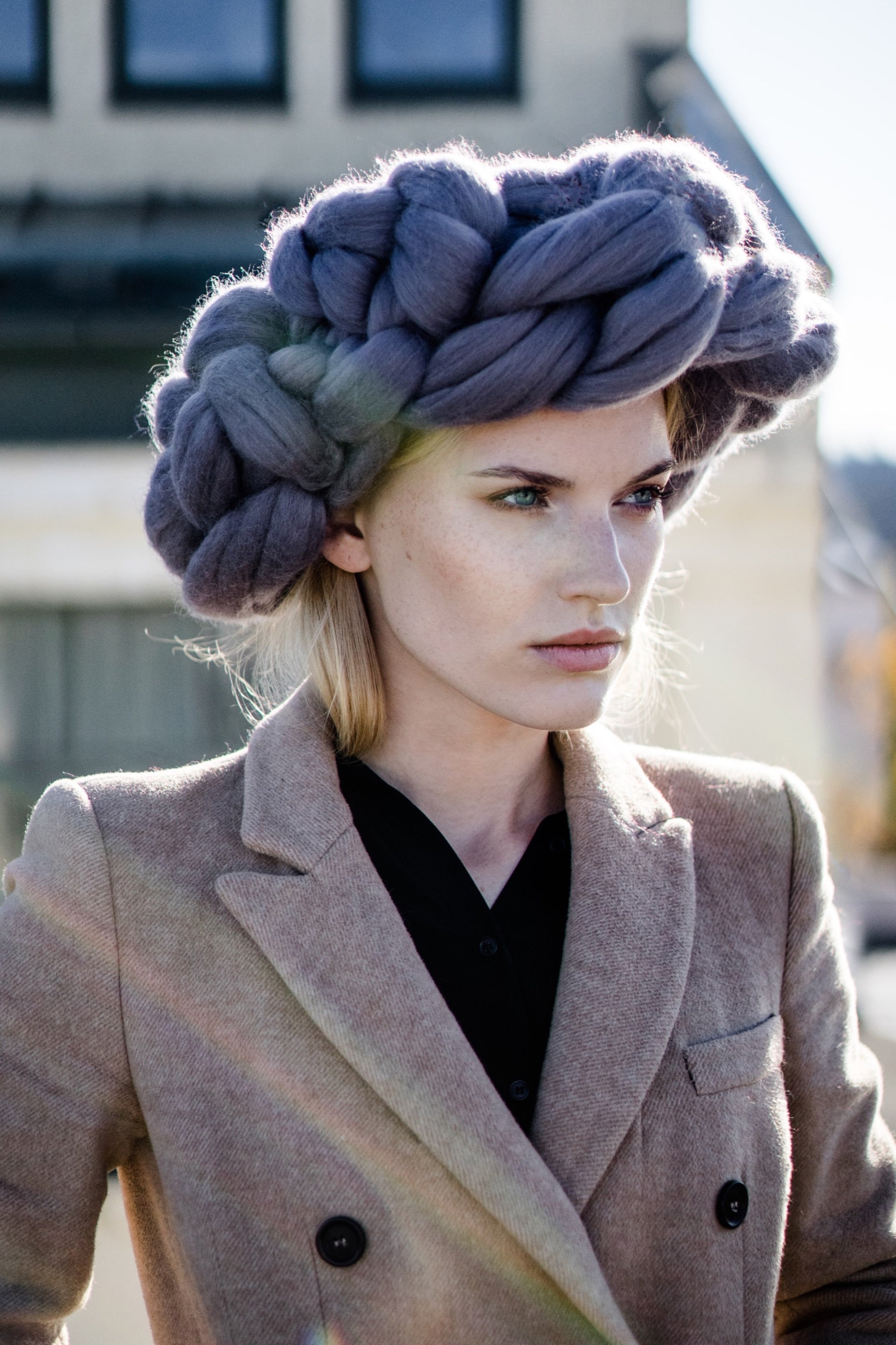 Gorgeous Oversized Chunky Knit Headband Wool Art