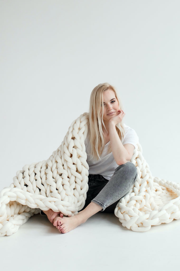 Chunky Knit Blanket