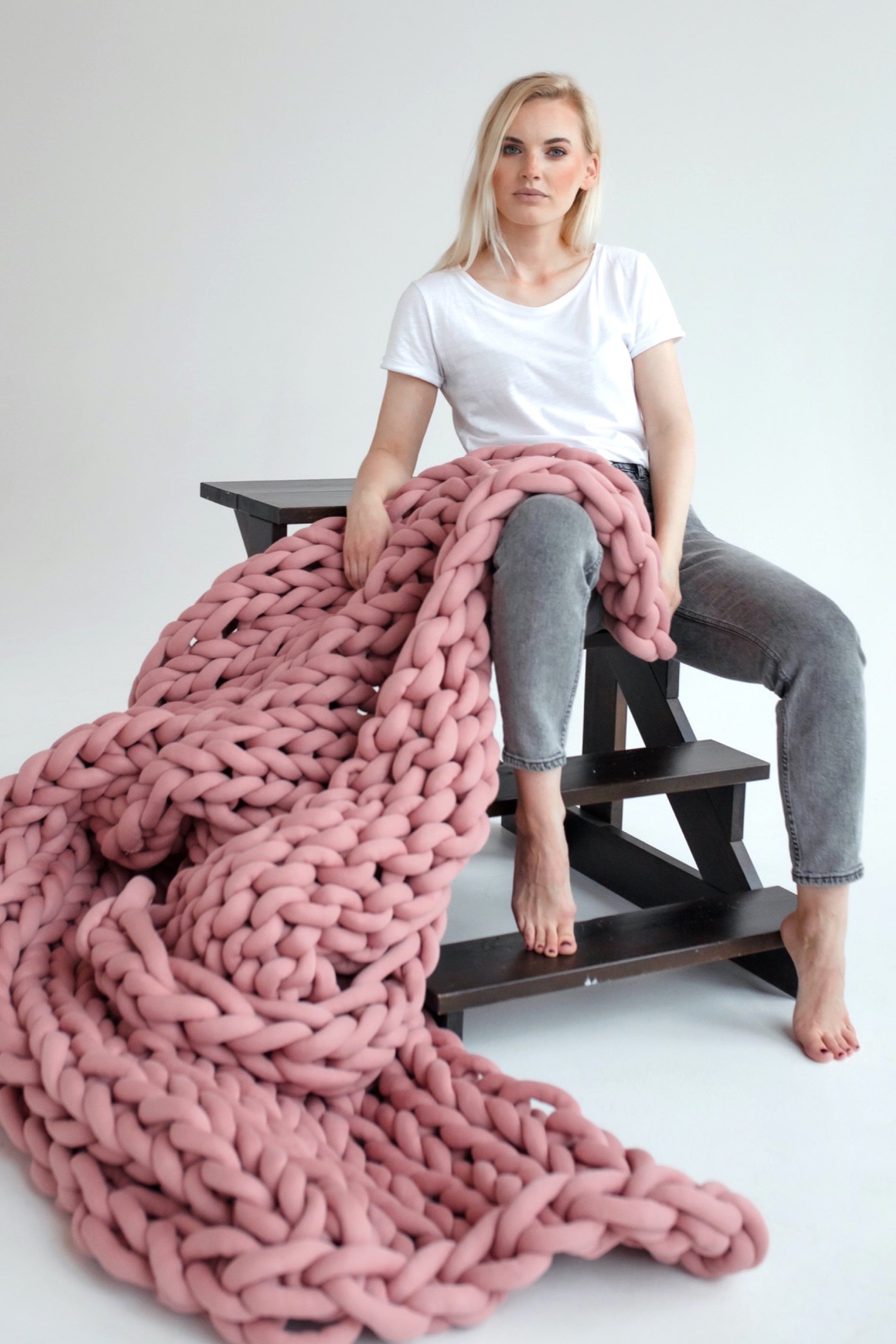 Chunky Tube Knit Blanket – BaaBaaBandits