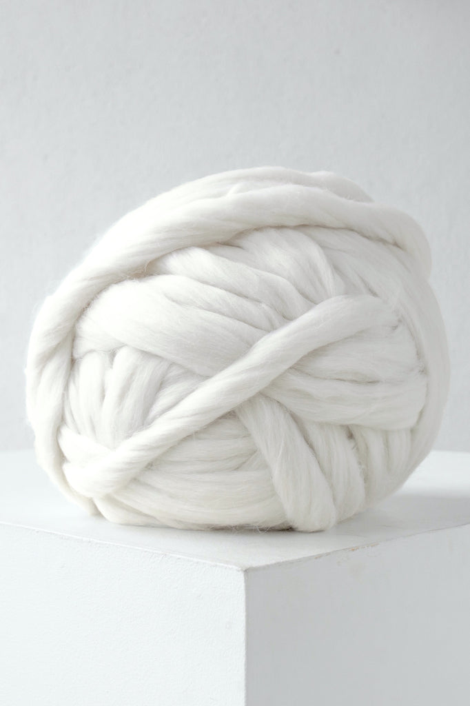 Diy Chunky Woolthick Yarn Thick Yarn Puffy Yarn Wool Yarn White 392 Vertical