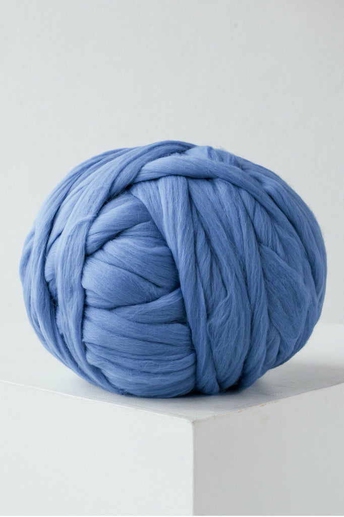 Diy Chunky Yarn Chunky Knit Wool Yarn Sky Blue 36 Vertical