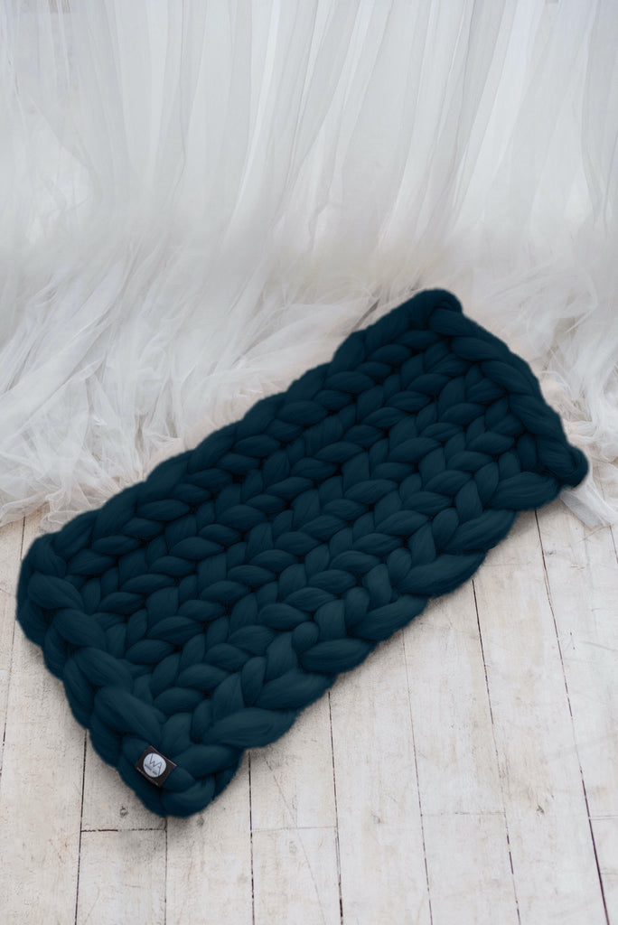 Kids Blanket Soft Newborn Blanket Cute Baby Blanket Photoshoot Decor Chunky Knit Blanket 40x80 Teal