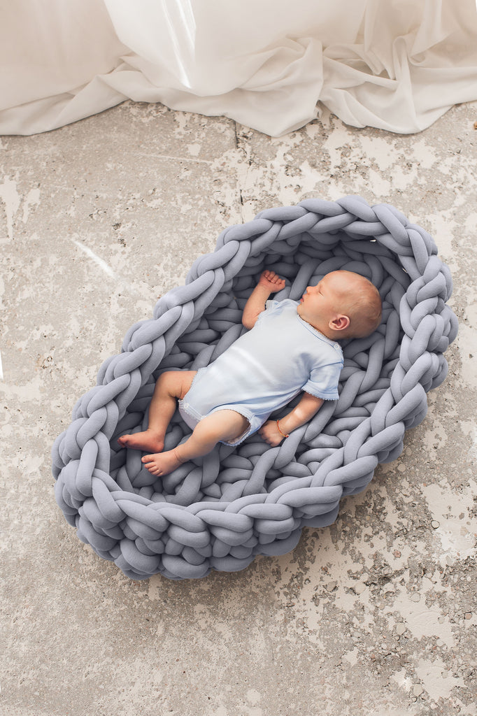 Newborn Nest Tube Yarn Baby Nest Grey 909